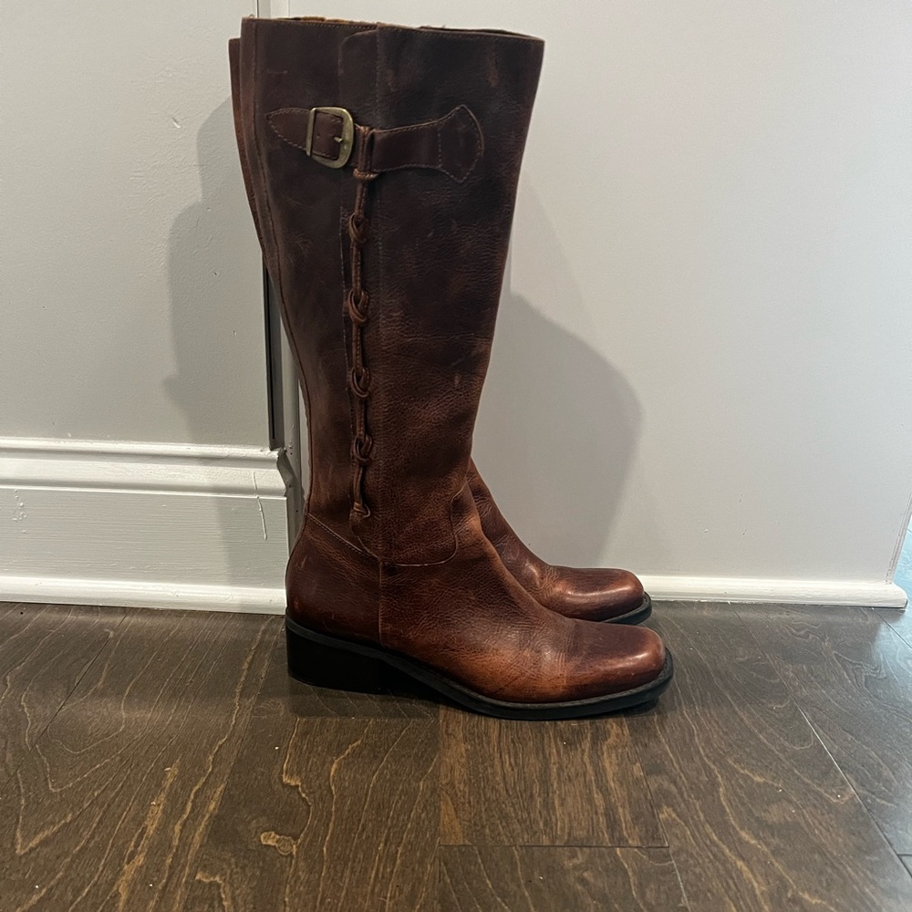 Lucky Brand, riding boots, brown size 9.5